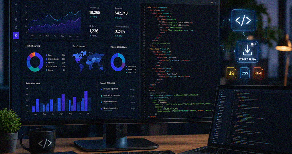 Export-Ready Code for Custom Dashboards